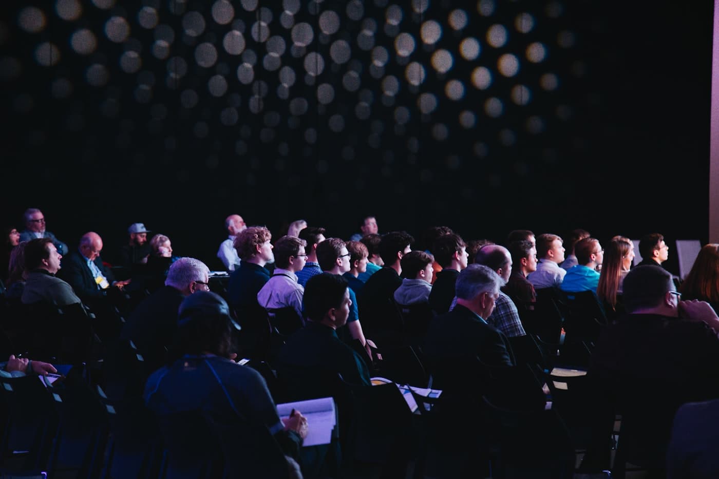 Corporate conference with professional AV and connectivity
